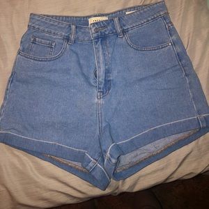pacsun mom jean shorts